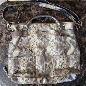 Lodis Snakeskin Olympus Perri Tote